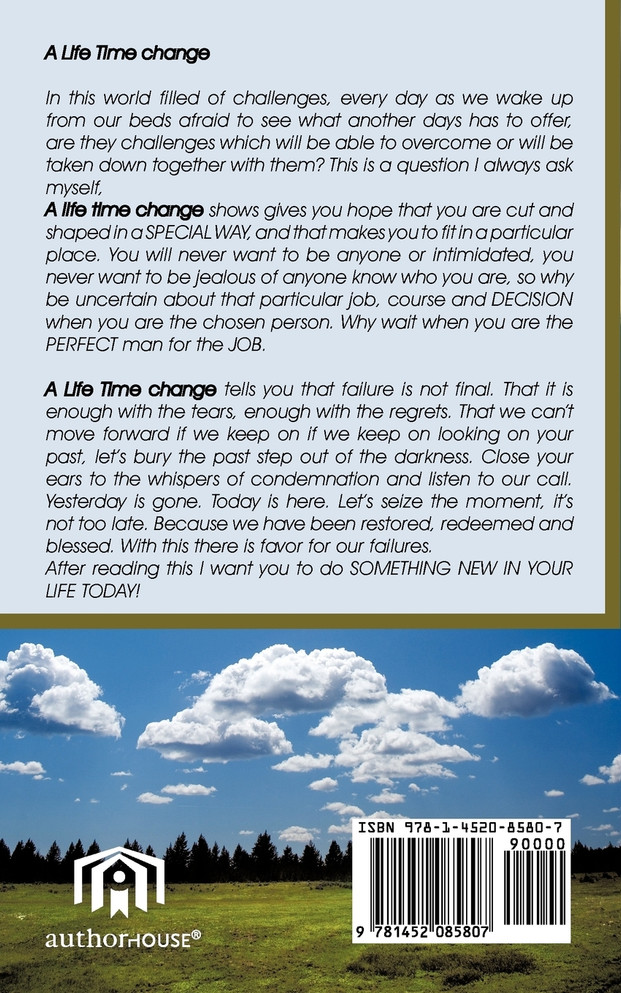 A Life Time Change