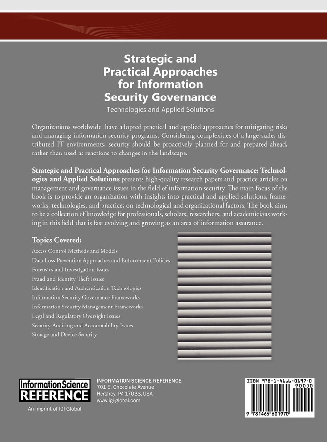 Strategic and Practical Approaches for Information Security Governance