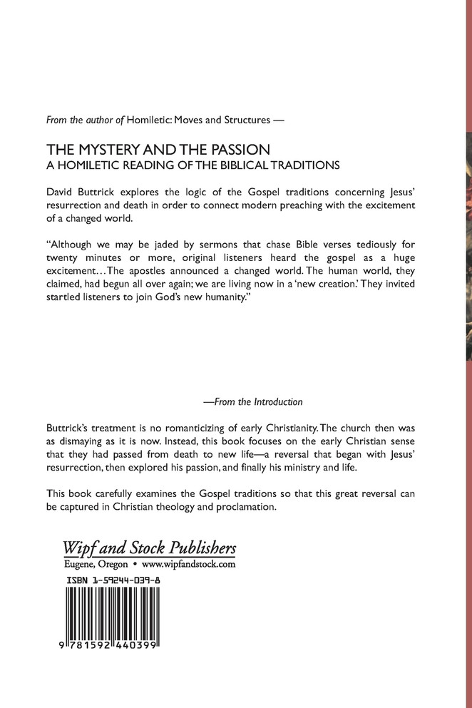 The Mystery and the Passion