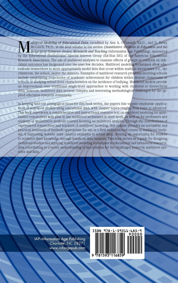 Multilevel Modeling of Educational Data (Hc)