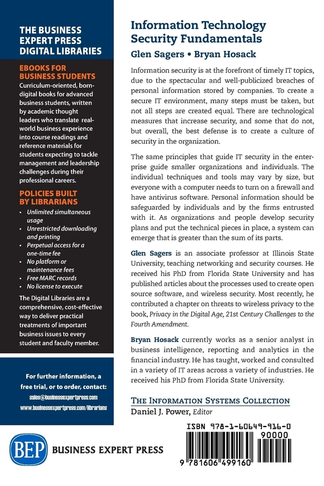 Information Technology Security Fundamentals