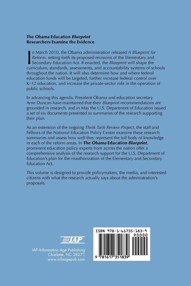 The Obama Education Blueprint