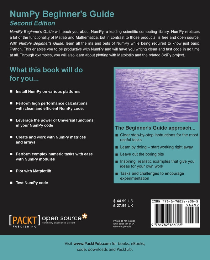 Numpy Beginner's Guide (2nd Edition)