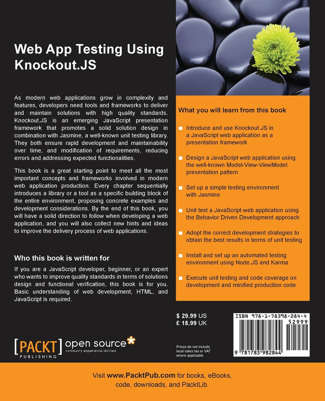 Web App Testing Using Knockout.JS
