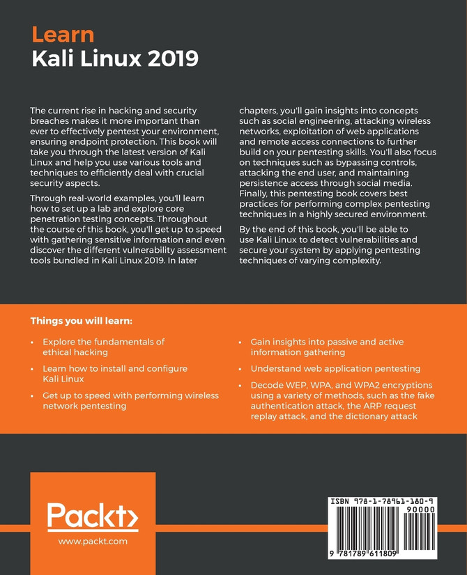 Learn Kali Linux 2019