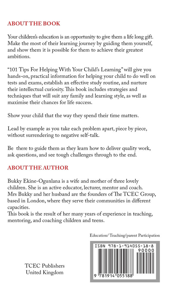 101 Tips For Helping With Your Child's Learning