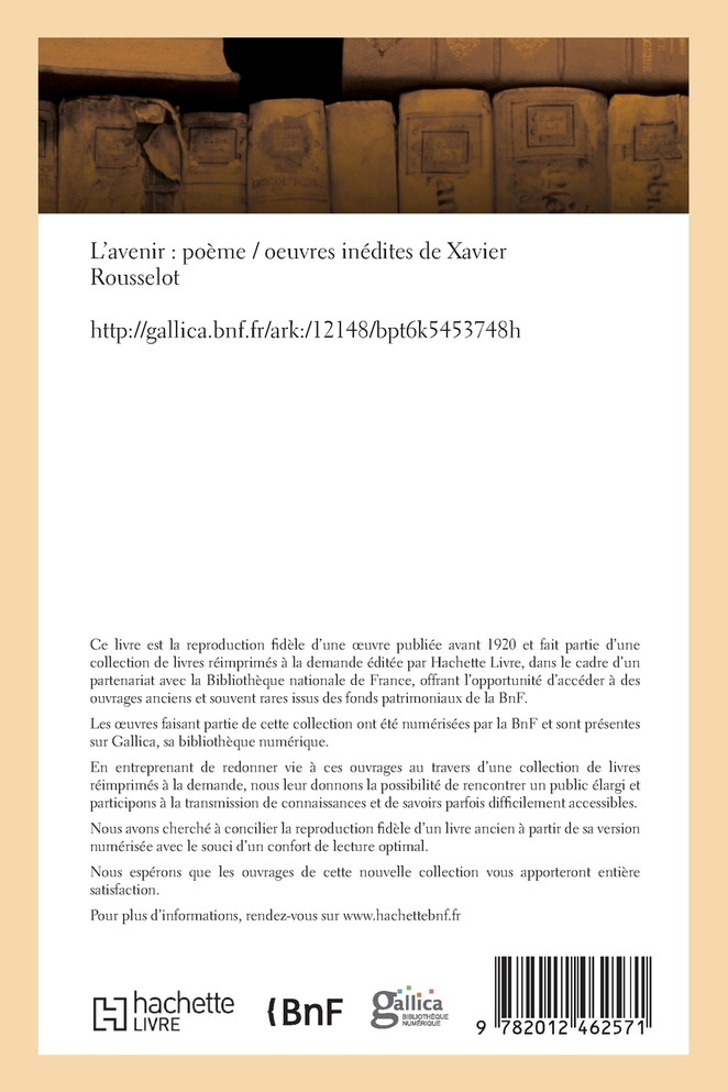 L'avenir