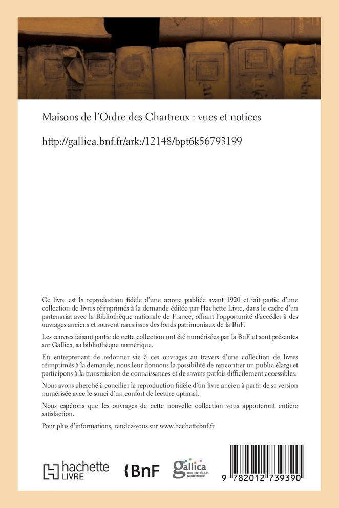 Maisons de l'Ordre des Chartreux