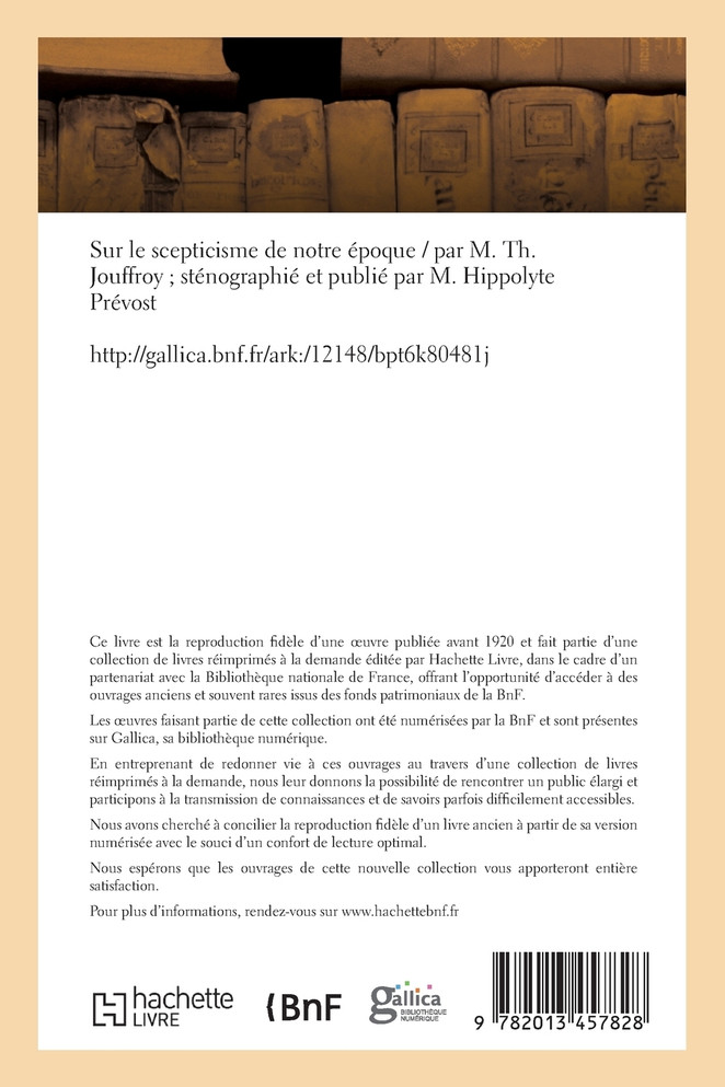 Sur le scepticisme de notre époque