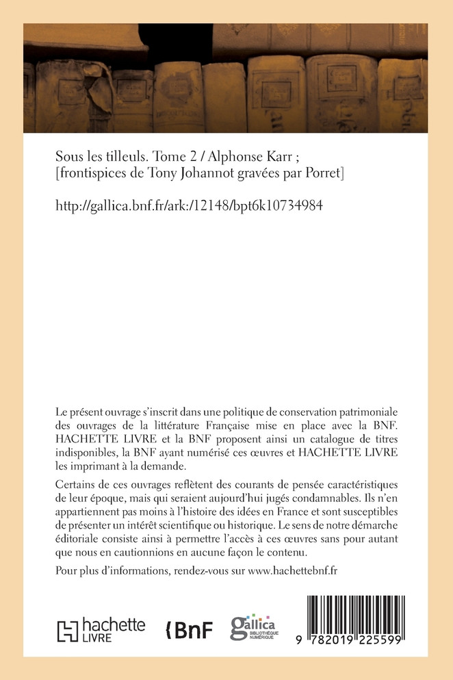 Sous les tilleuls. Tome 2