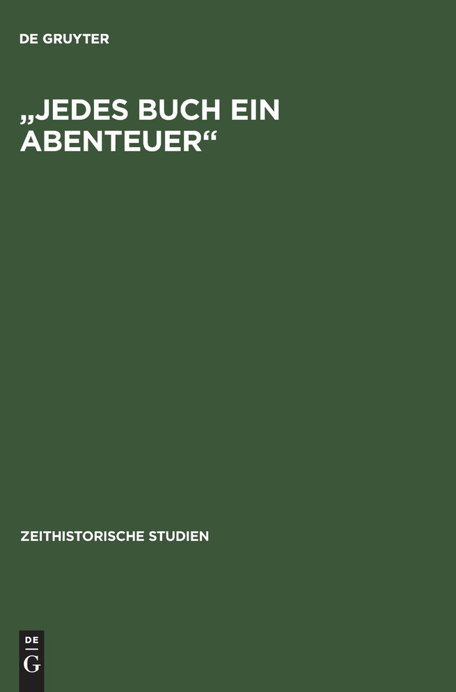 "Jedes Buch ein Abenteuer"