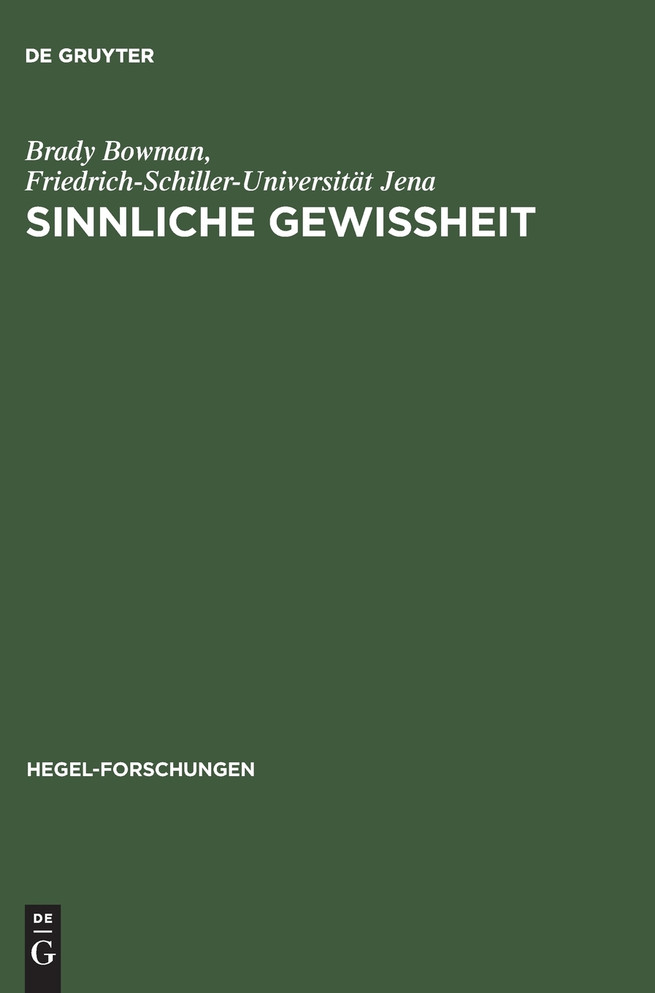 Sinnliche Gewißheit