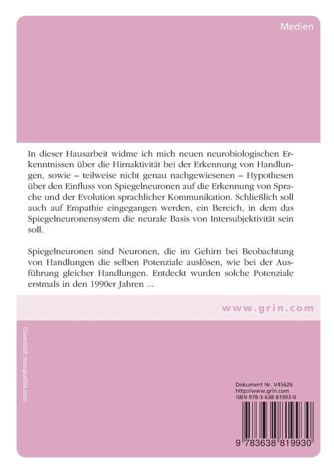 Spiegelneuronen - Mirror Neurons