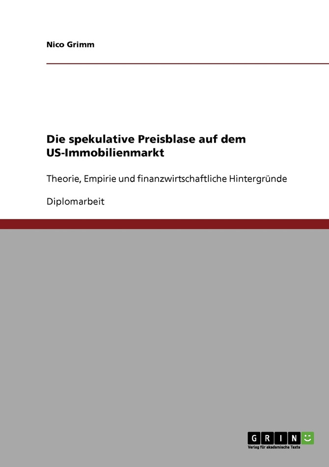 Die spekulative Preisblase auf dem US-Immobilienmarkt