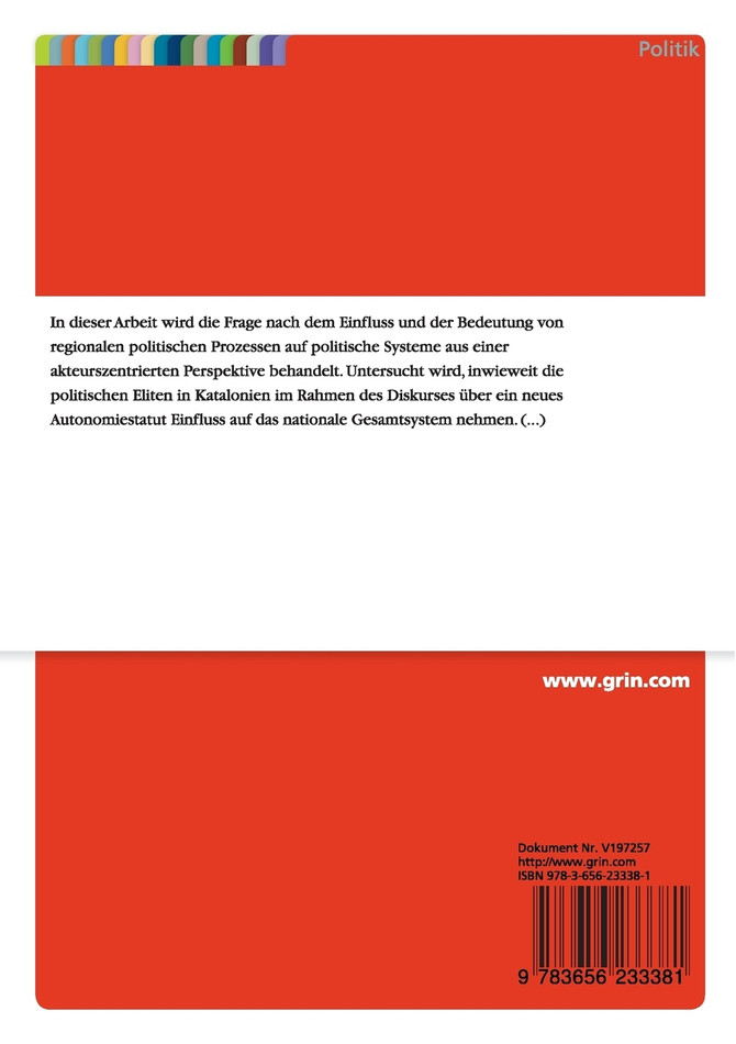 Das katalanische Statut