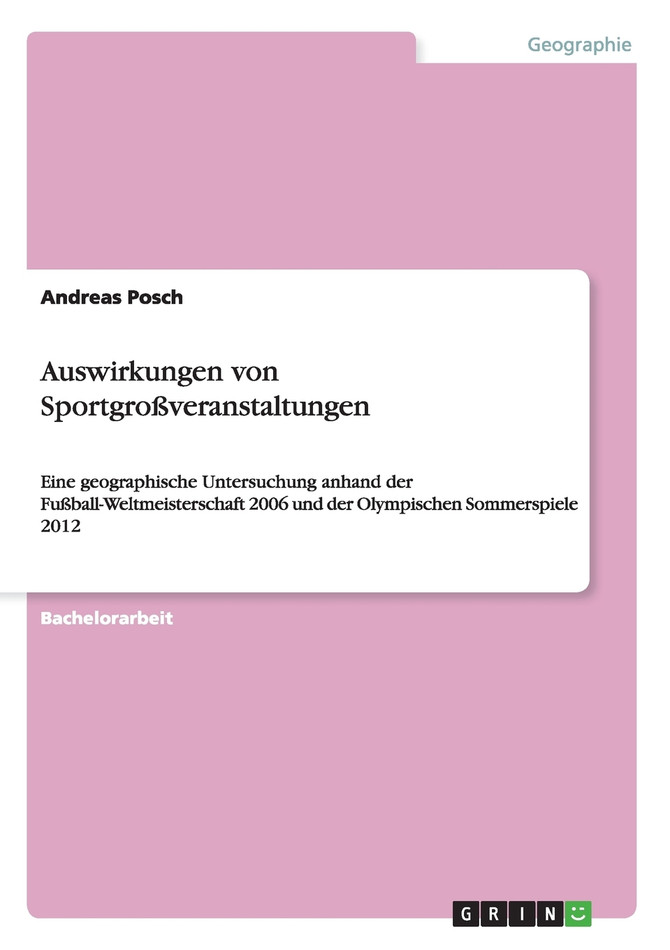 Auswirkungen von Sportgroßveranstaltungen