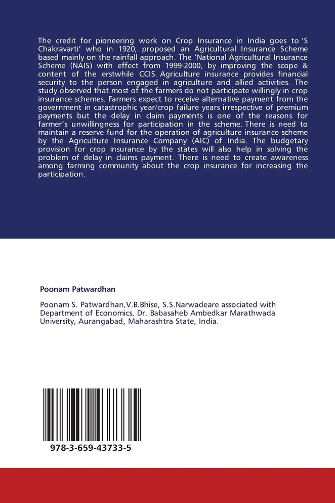 An Evaluation of National Agricultural Insurance Scheme in India