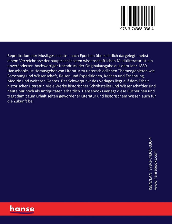 Repetitorium der Musikgeschichte