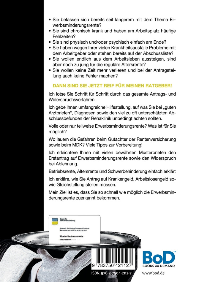 Nicht lange fackeln Erwerbsminderungsrente Jetzt