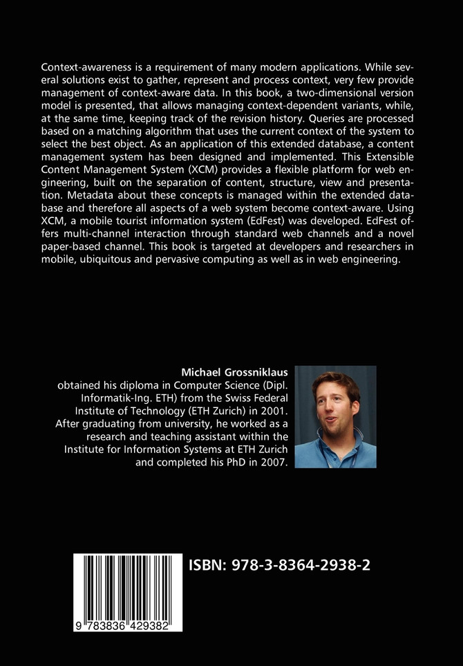 Context-Aware Data Management- An Object-Oriented Version Model