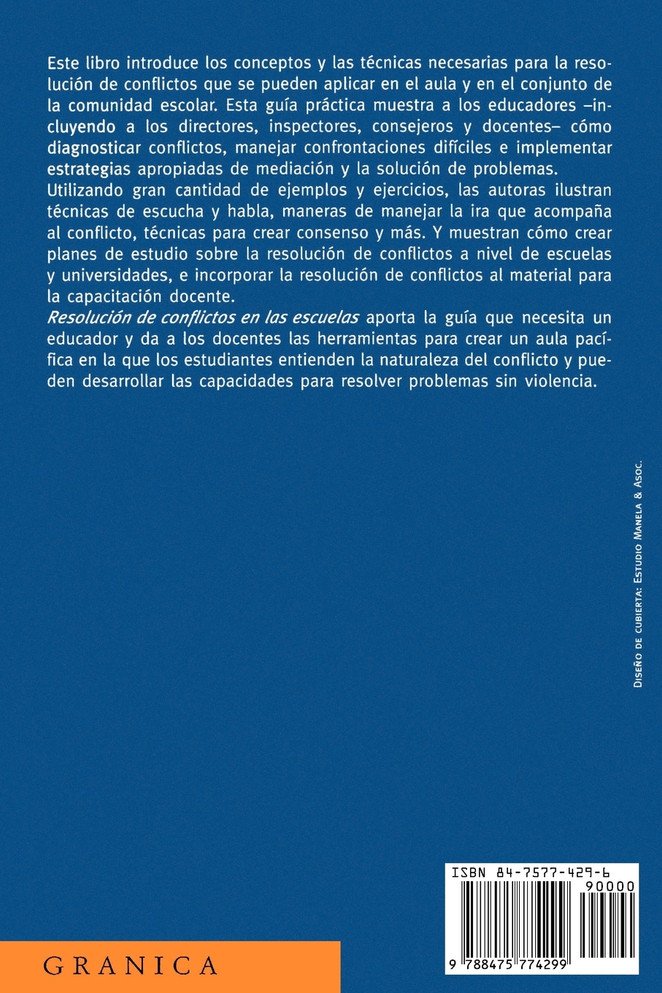 Resolución de Conflictos en las Escuelas