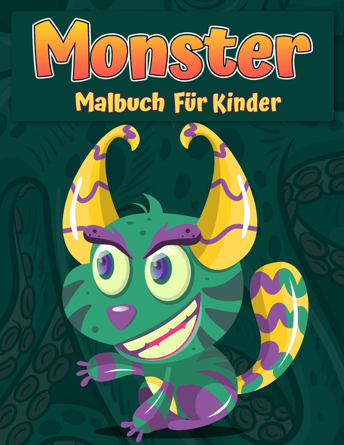 Monster Malbuch für Kinder