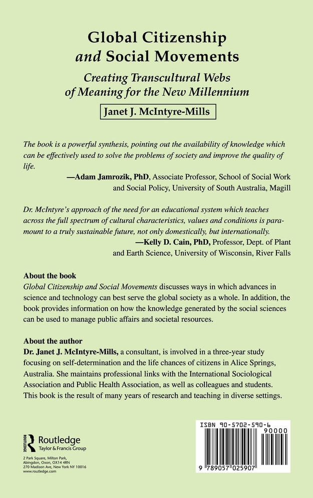 Global Citizenship and Social Movements