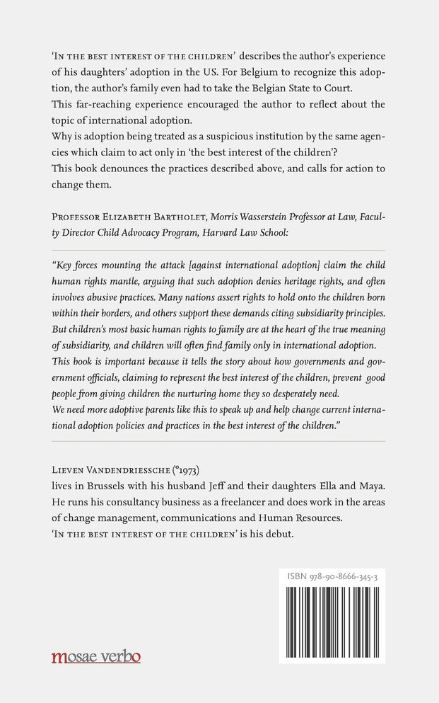 In the best interest of the children