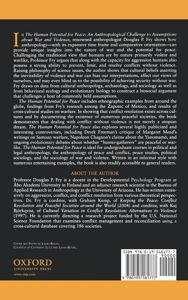 The Human Potential for Peace