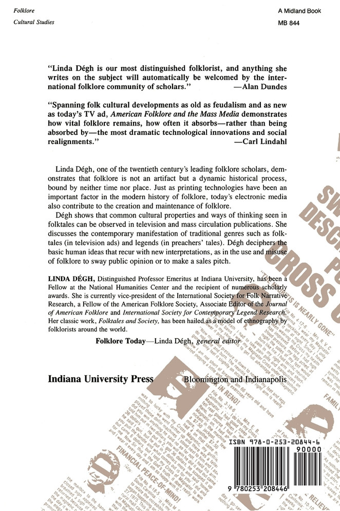 American Folklore and the Mass Media