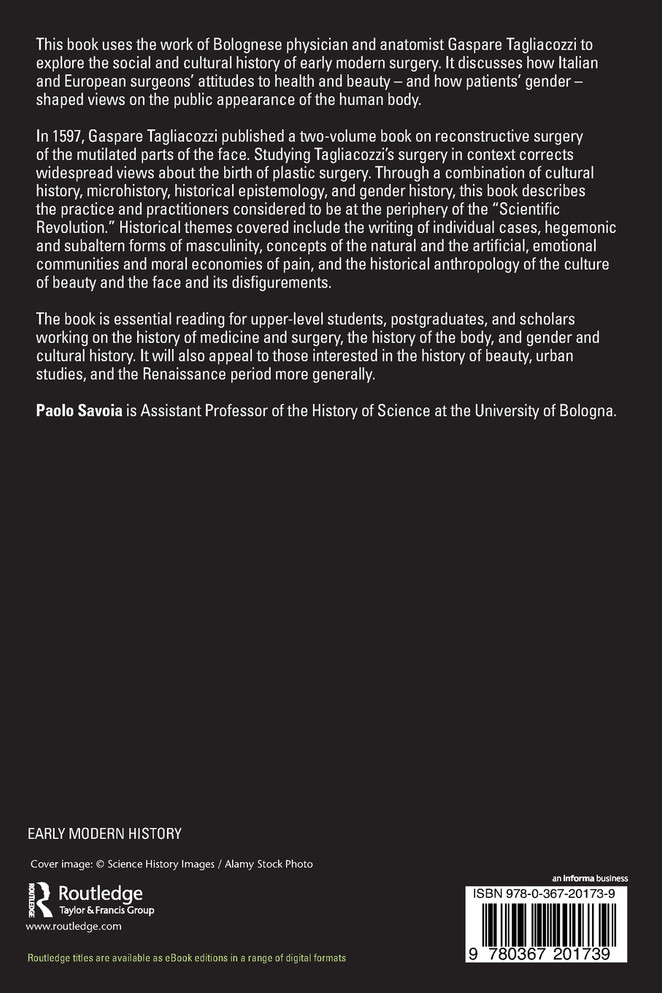 Gaspare Tagliacozzi and Early Modern Surgery