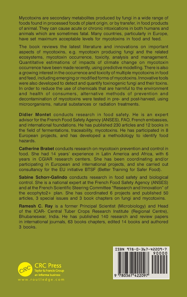 Mycotoxins in Food and Beverages