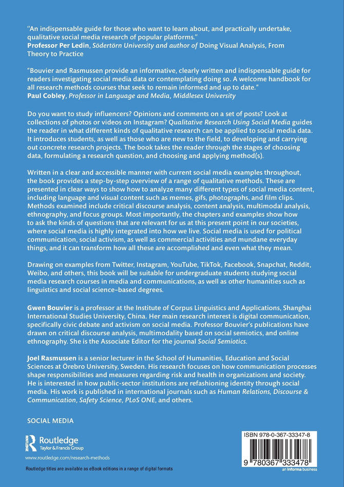 Qualitative Research Using Social Media