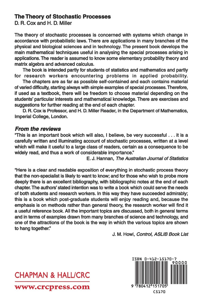The Theory of Stochastic Processes