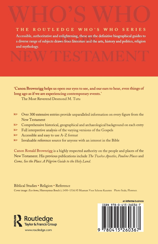 Who's Who in the New Testament