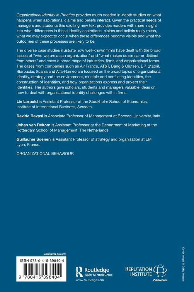 Organizational Identity in Practice