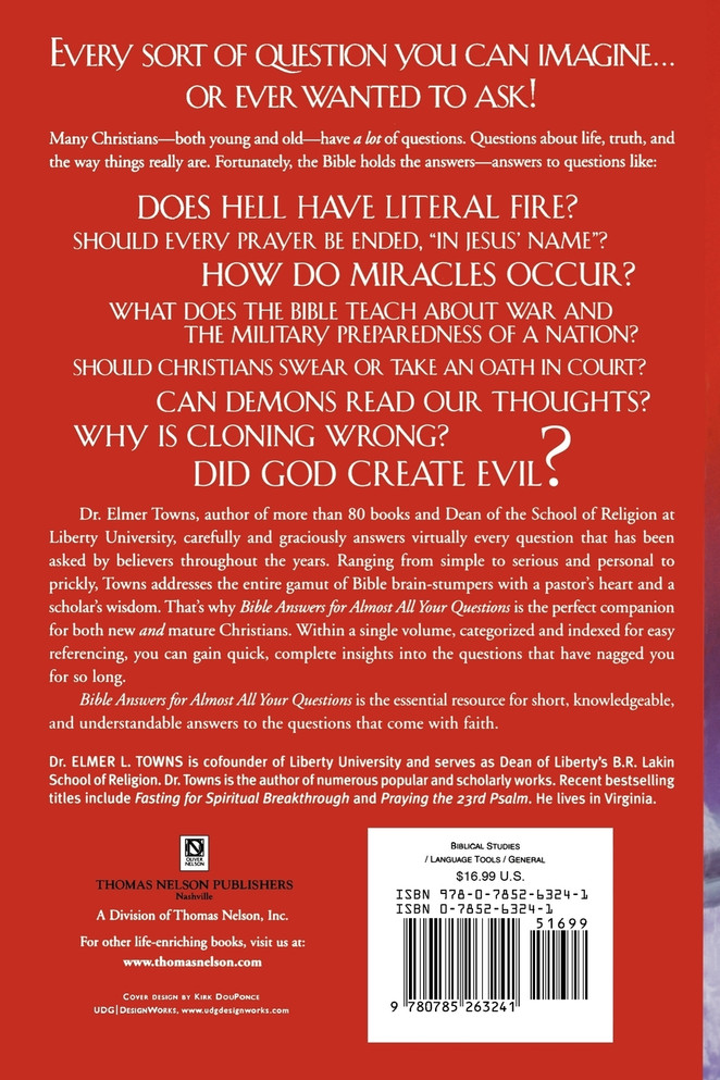 Bible Answers for Almost All Your Questions