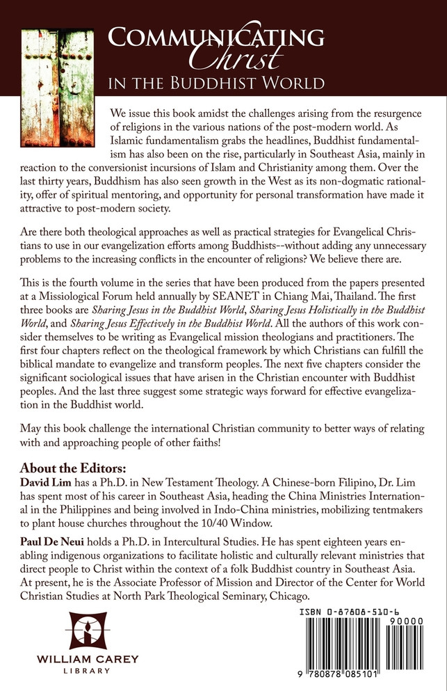 Communicating Christ in the Buddhist World