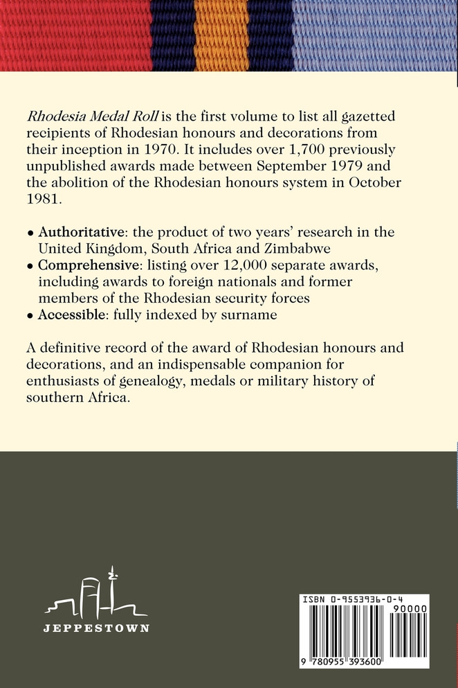 Rhodesia Medal Roll