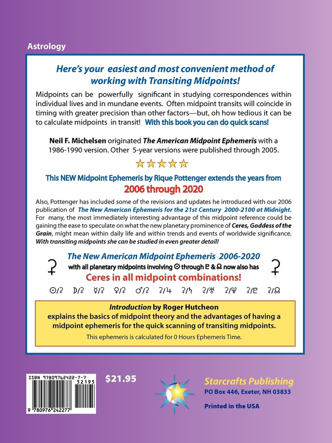 The New American Midpoint Ephemeris 2006-2020