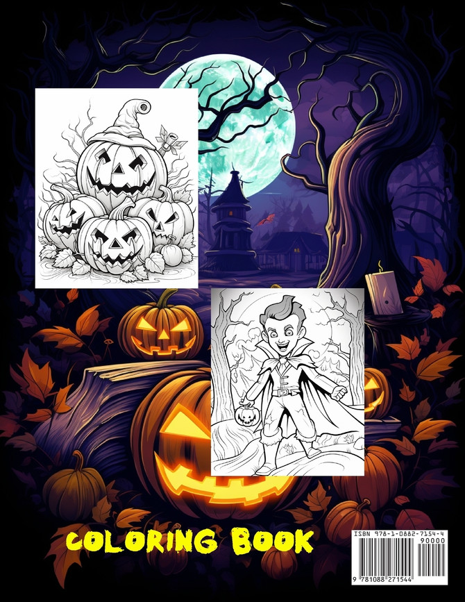 Halloween Haunts Coloring Book