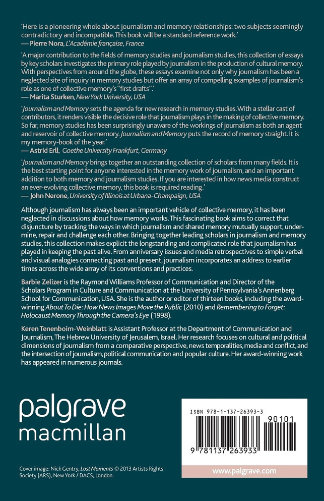 Journalism and Memory