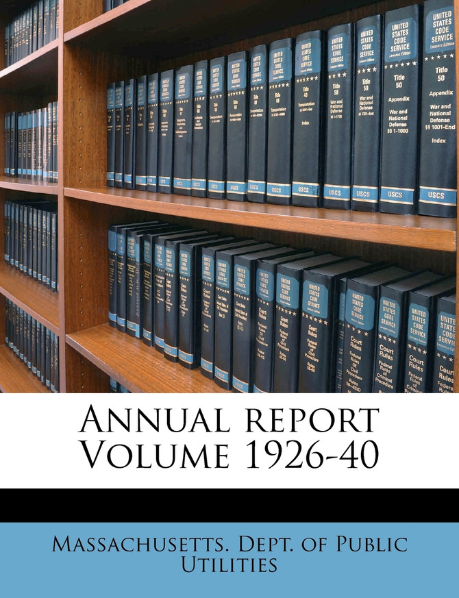 Annual report Volume 1926-40