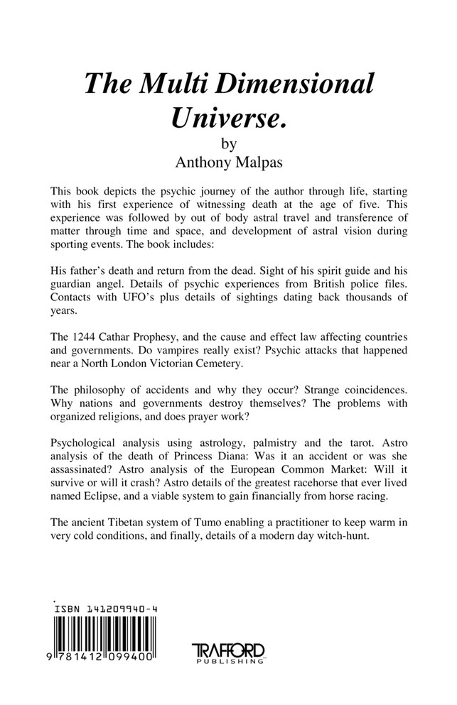 The Multi Dimensional Universe