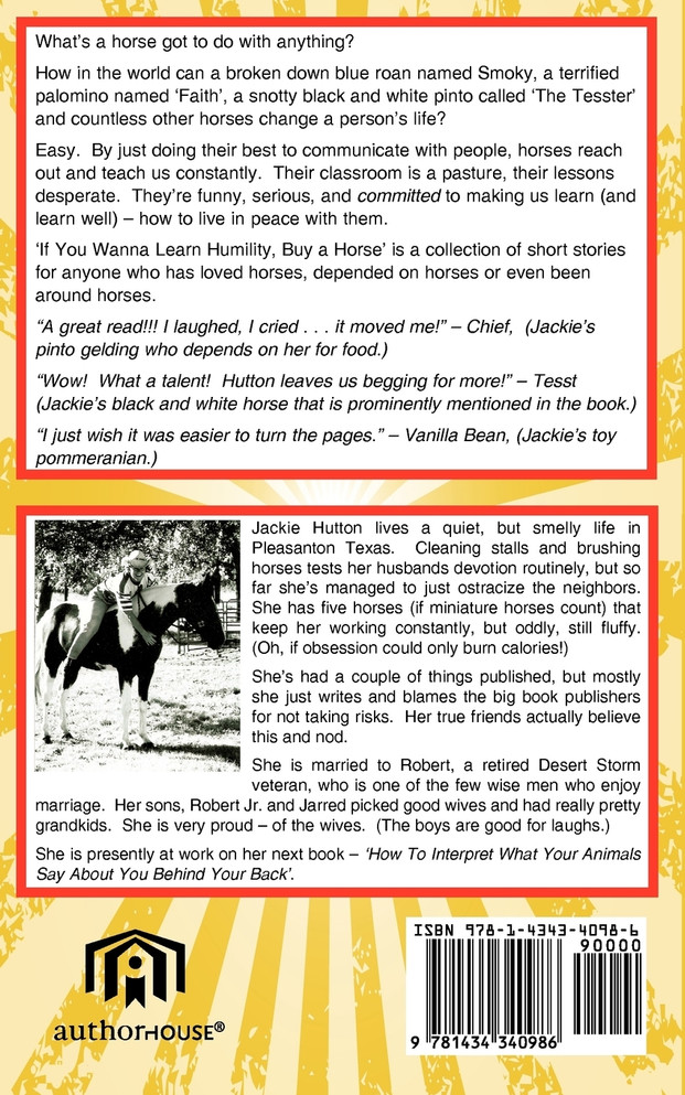 If You Wanna Learn Humility, Buy a Horse
