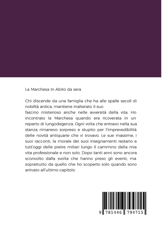 La Marchesa in abito da sera