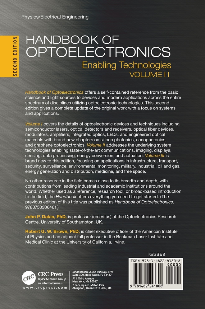 Handbook of Optoelectronics
