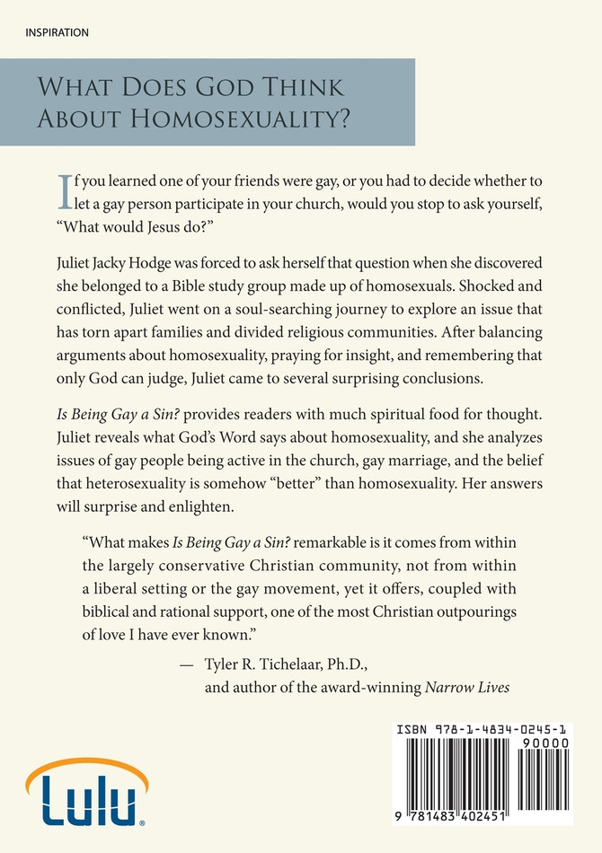 Is Being Gay a Sin?