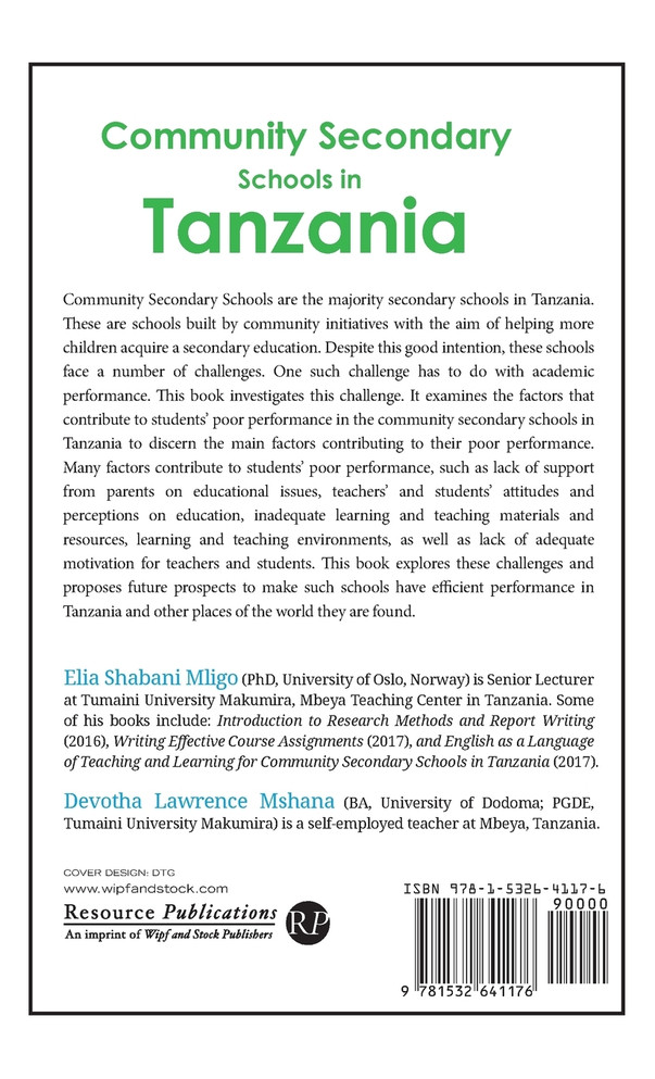 Community Secondary Schools in Tanzania
