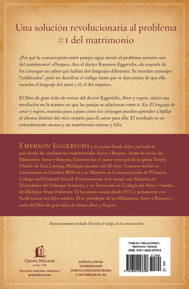 El Lenguaje de Amor y Respeto